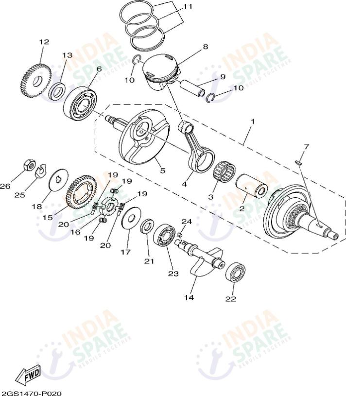 CRANKSHAFT & PISTON